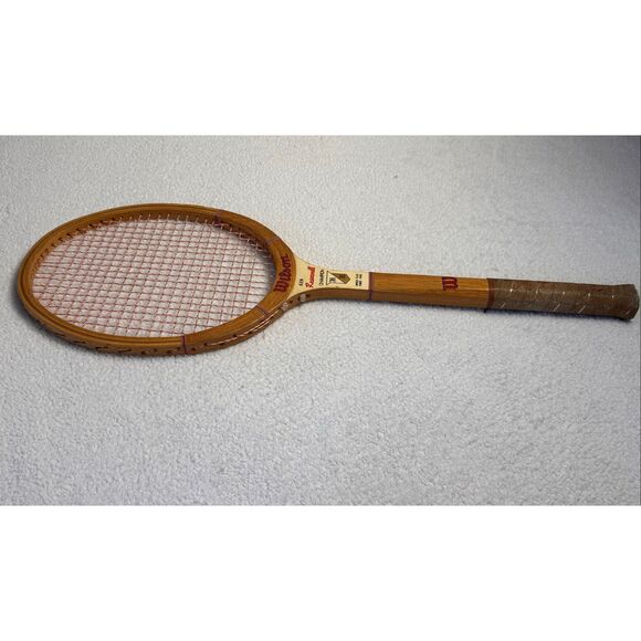Vintage Wilson Ken Rosewall Champion Wood Wooden Tennis Racquet/Racket - Picture 7 of 15